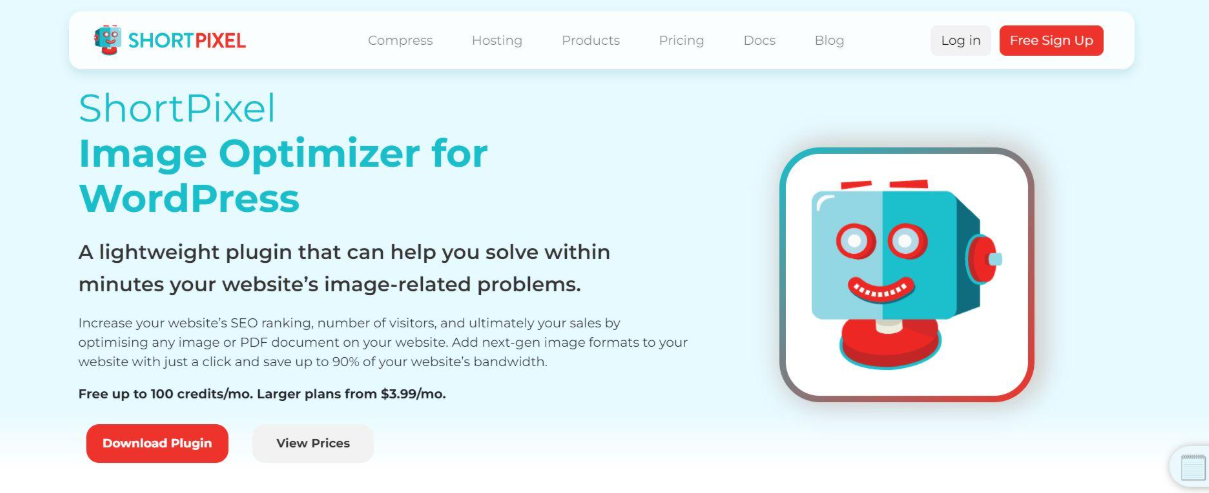 WordPress Image Optimization plugin